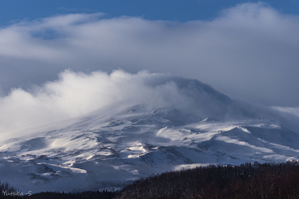 鳥海雪景