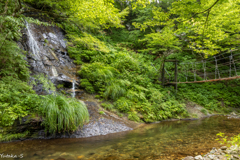 山形県村山地方の滝・千太滝