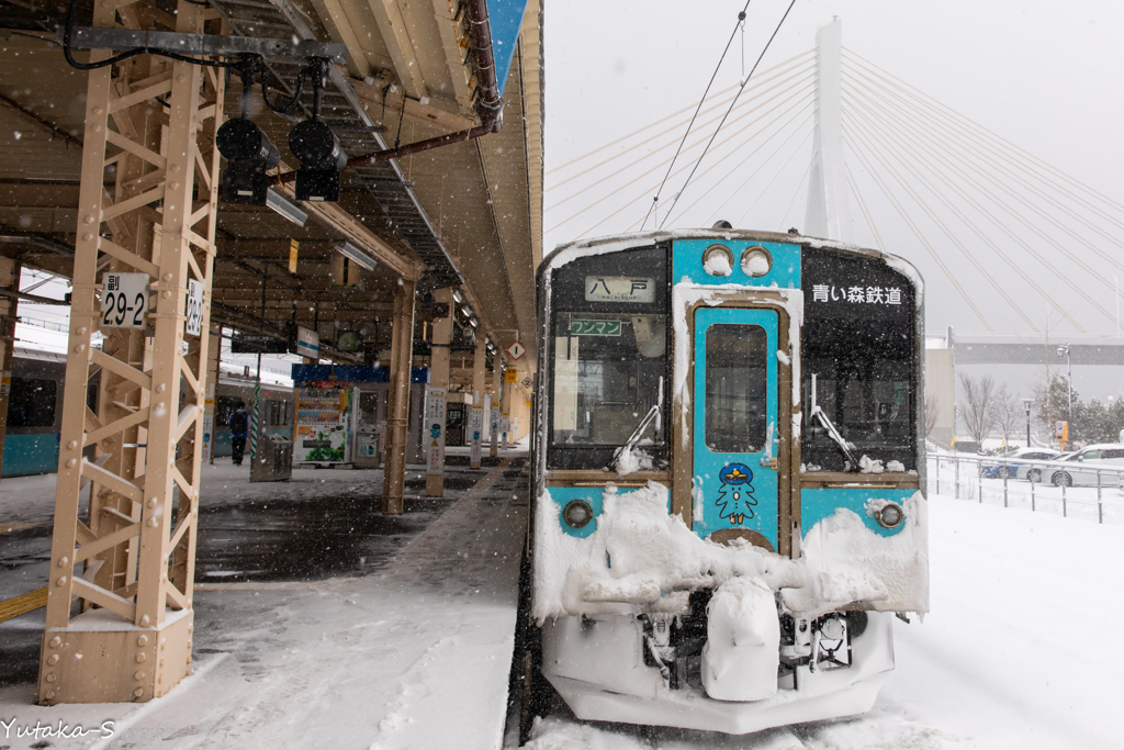 青森駅は雪の中Ⅱ