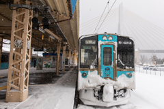 青森駅は雪の中Ⅱ