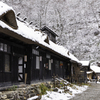 秘湯に初雪