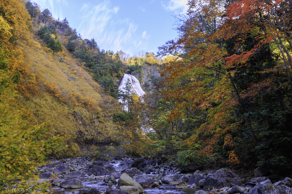 滑川大滝・秋の装い