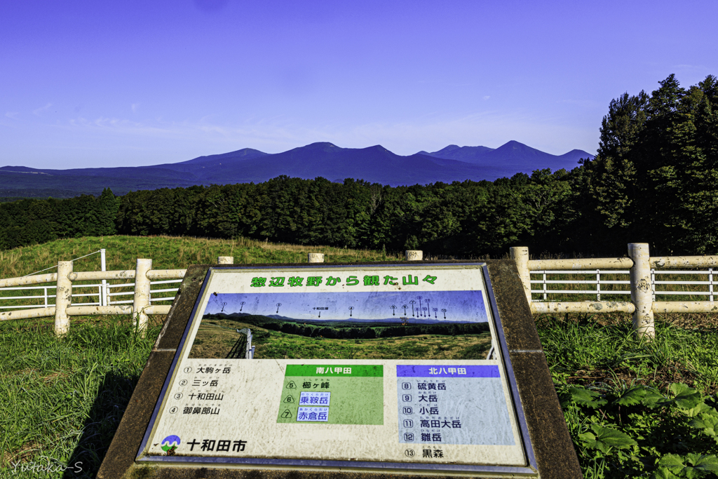 八甲田連山を望む