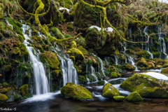 湧水絶え間なく・元滝伏流水