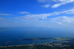 陸奥湾を望む