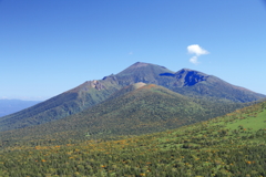 岩手山、後ろから