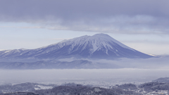 雲海と岩手山