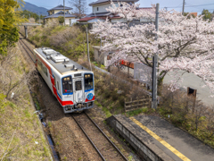 三鉄桜景色Ⅱ