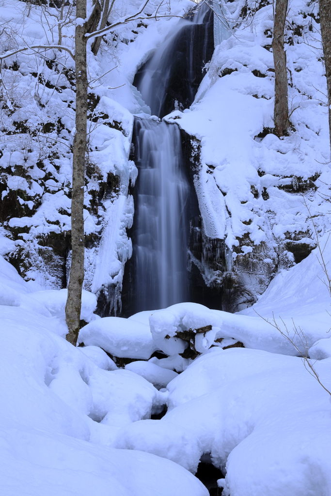 雲井の滝・雪景色