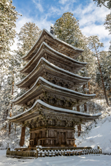 羽黒山五重塔