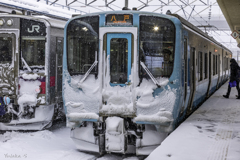 青森駅は雪の中Ⅱ