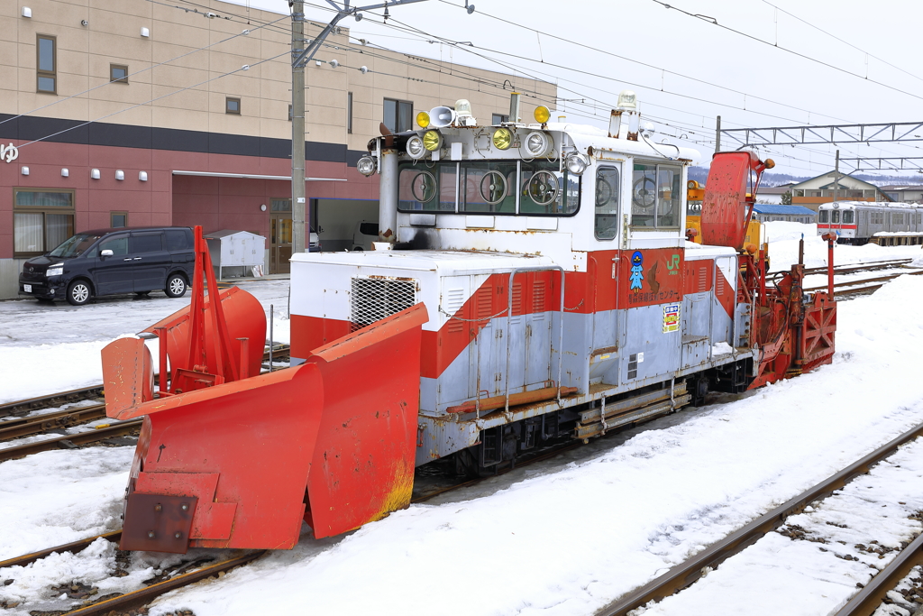 除雪車・年季が入っています