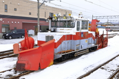 除雪車・年季が入っています