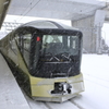 青森駅は雪の中