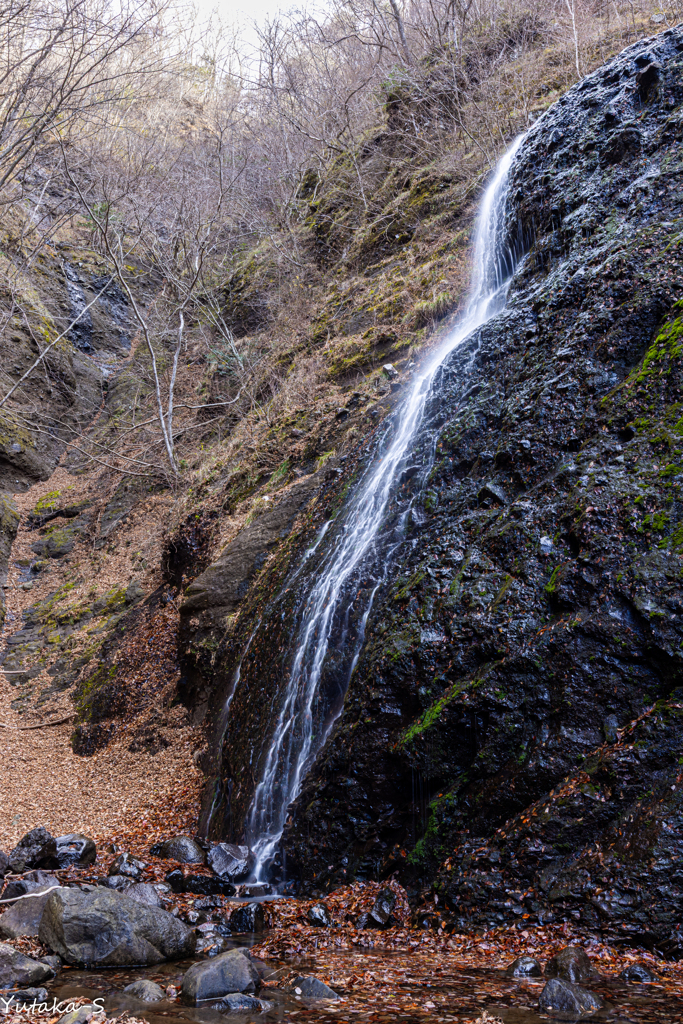 12月の滝巡り・丸森不動滝