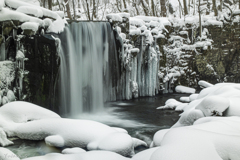 雪景銚子大滝