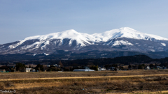 春初めの鳥海山