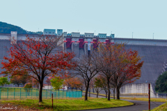 玉川ダム公園にて