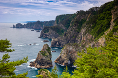 北山崎の眺望