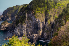 アンモ浦の滝