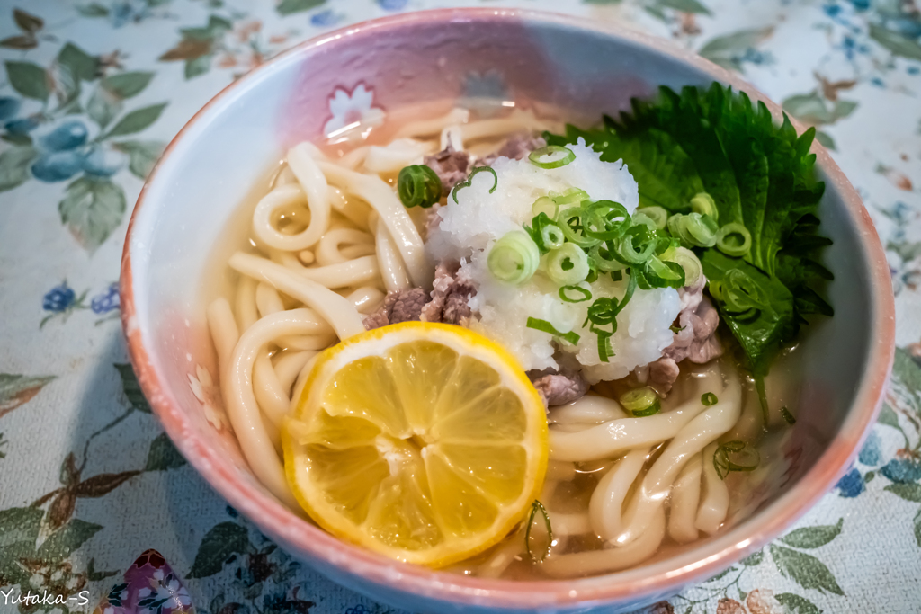 冷やし肉うどん
