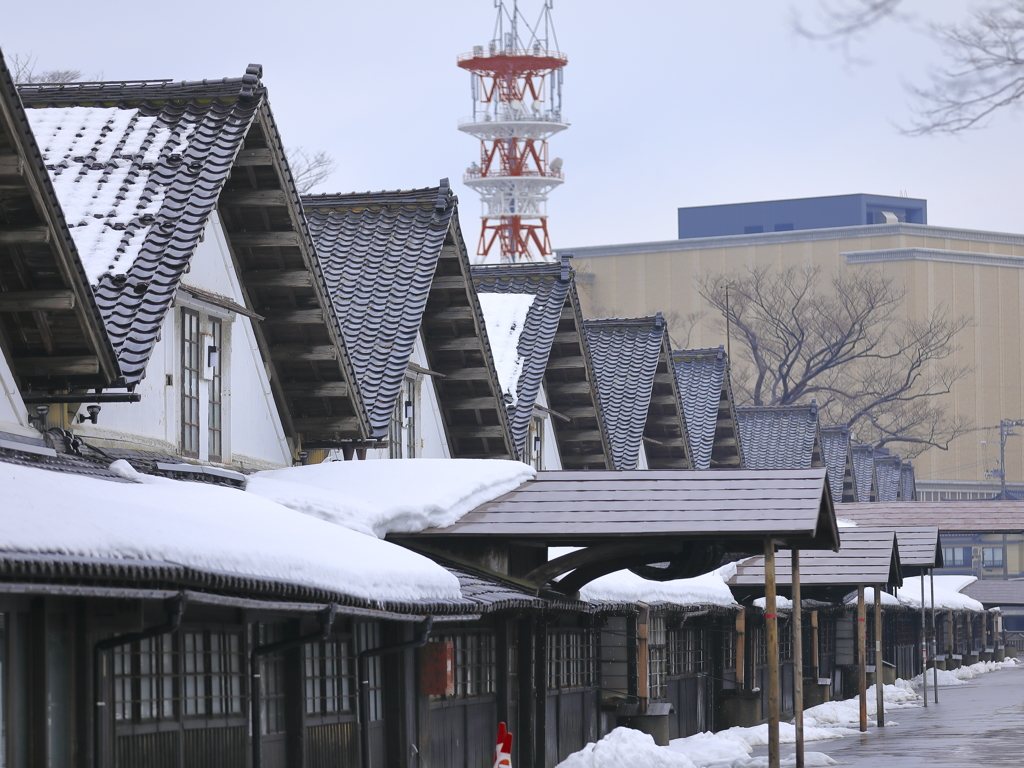 酒田市の風景・山居倉庫