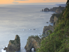 北山崎・朝の景