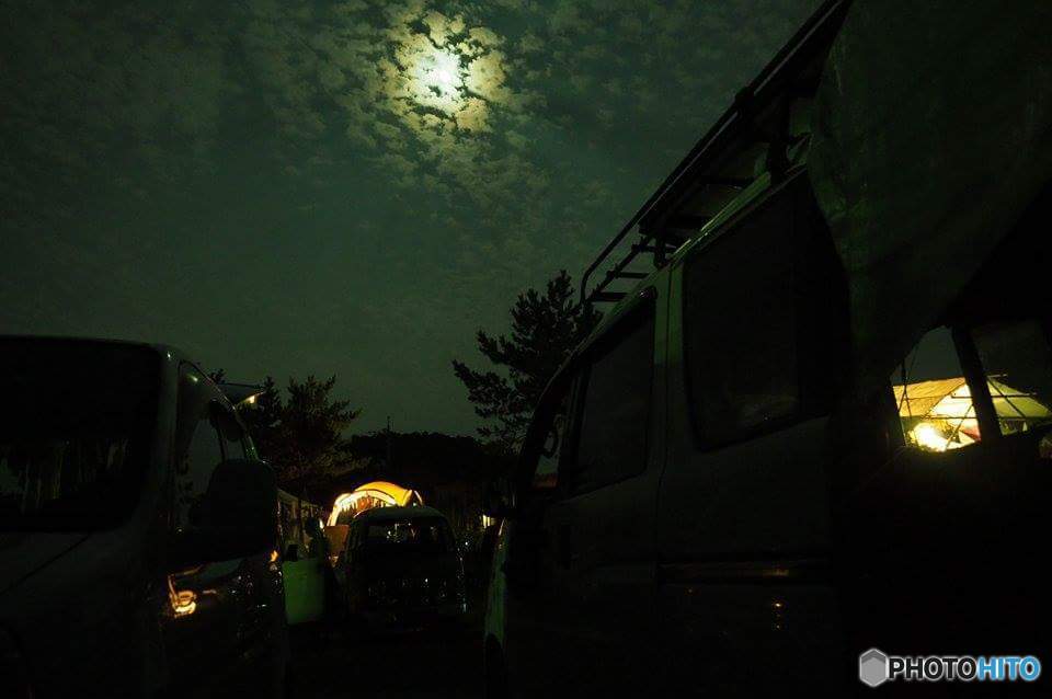 淡い月夜