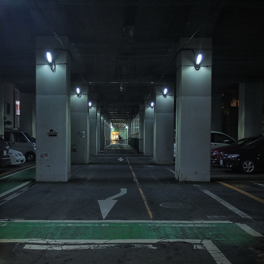 線路の下