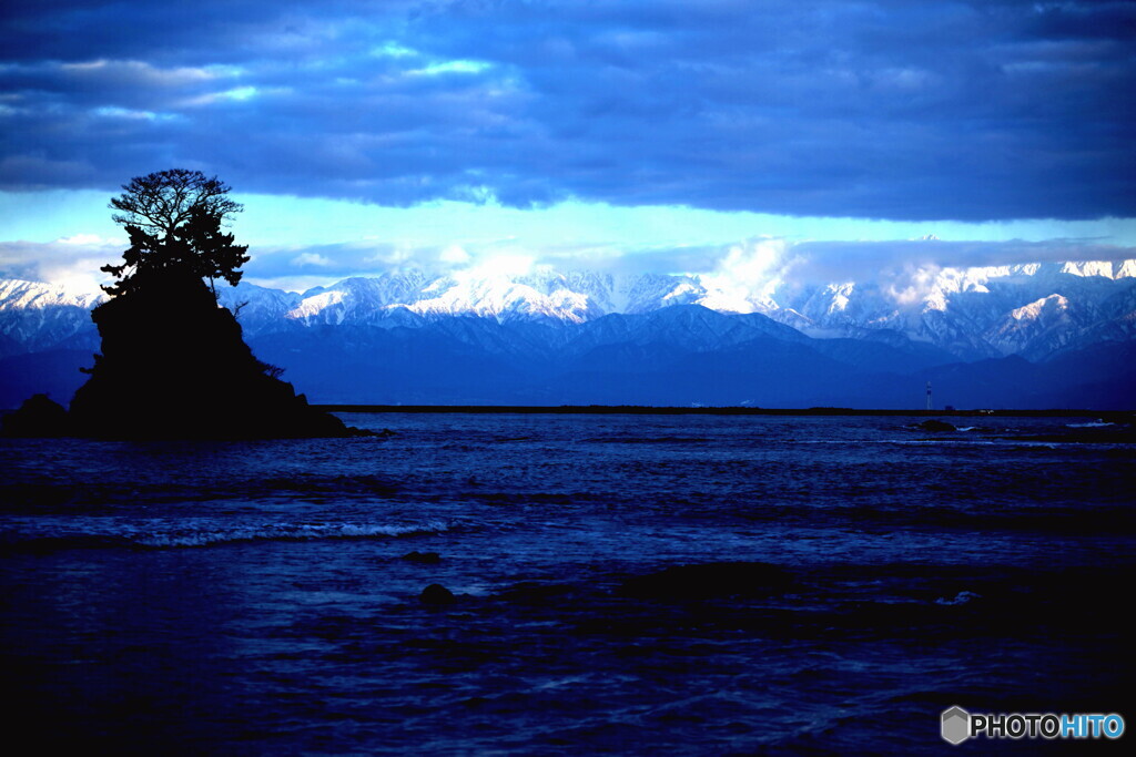 立山の夕暮れ