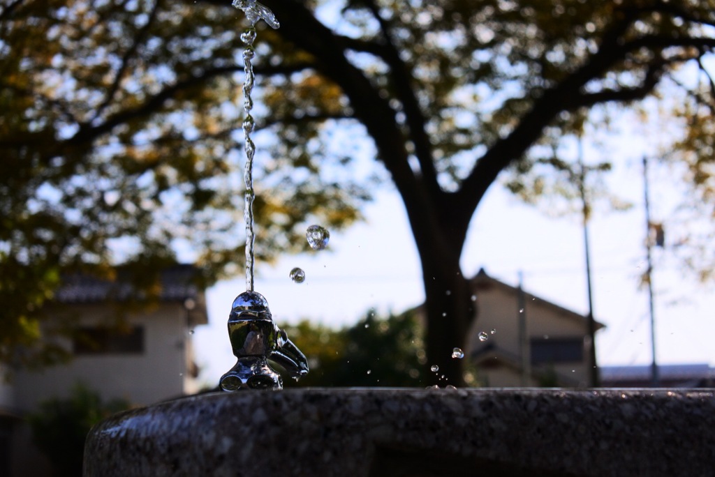 懐かしい水飲み場