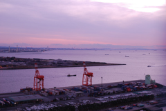 千葉港の夕景