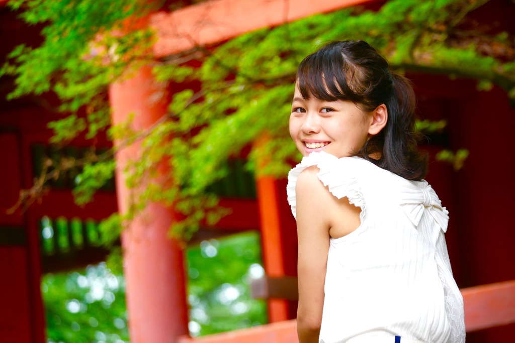 白い服