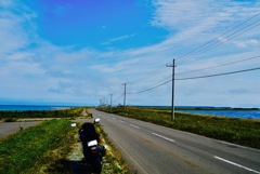 右も左も海！野付半島