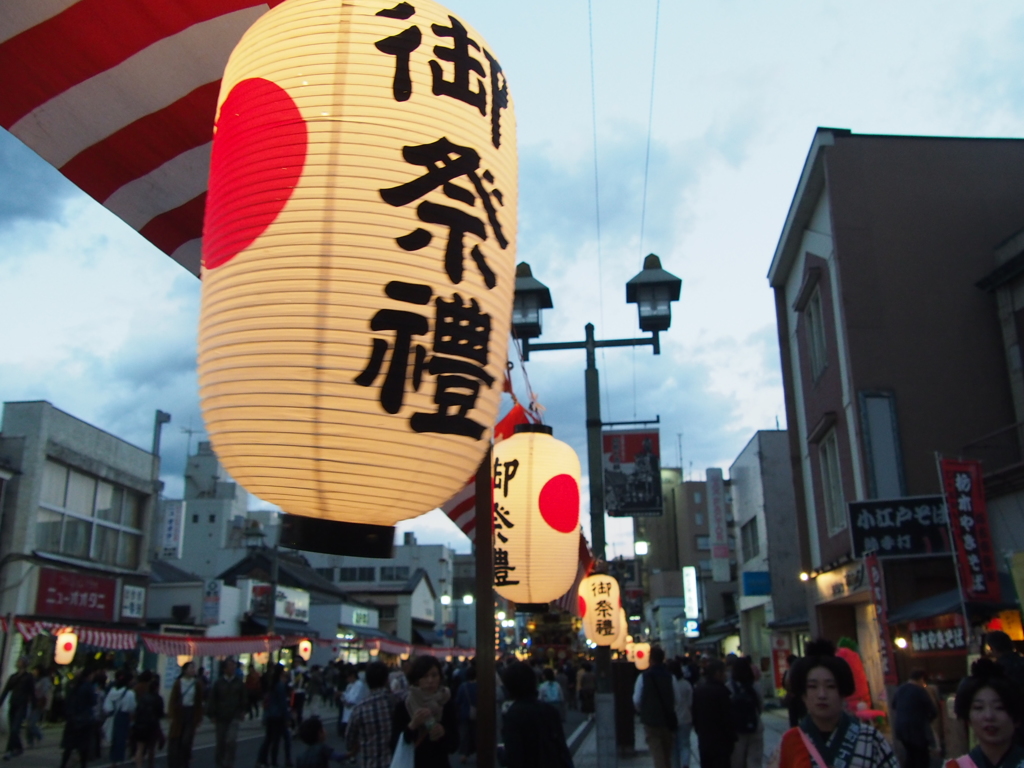 栃木秋祭りにて