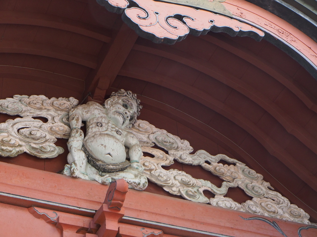 榛名神社にて