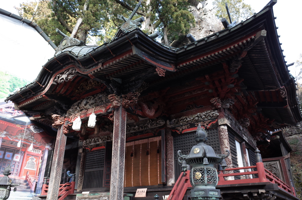 榛名神社にて