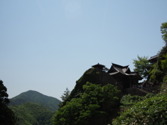 山寺にて