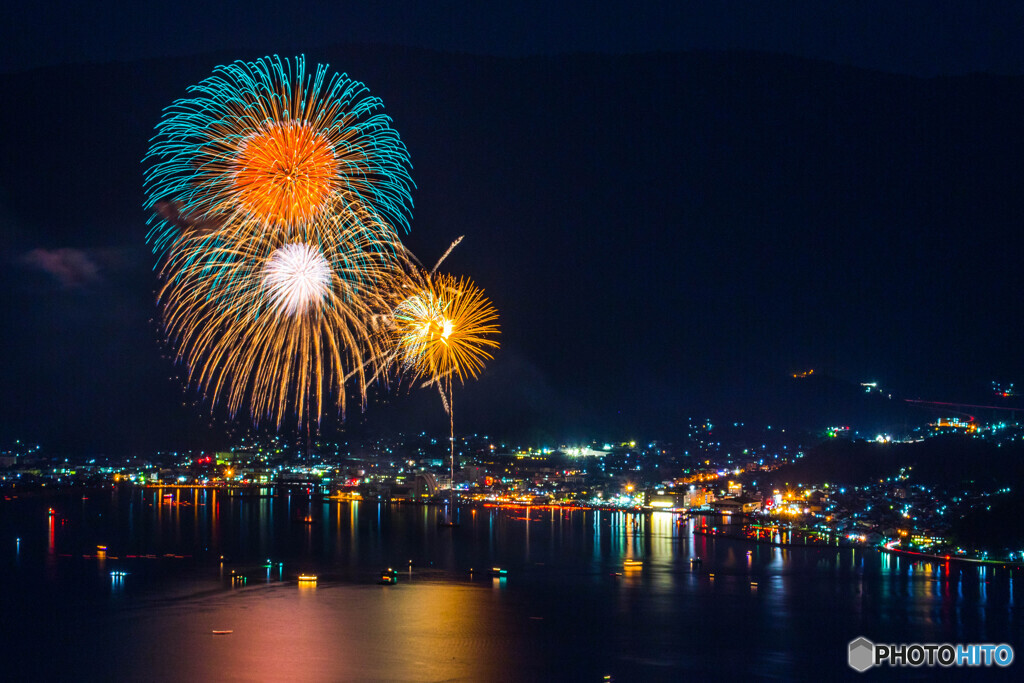 宮津燈籠流し花火大会