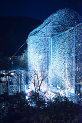 箱根の森美術館　ライトアップ