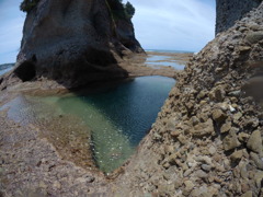 円月島の干潮プール