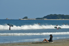 夏の国府の浜