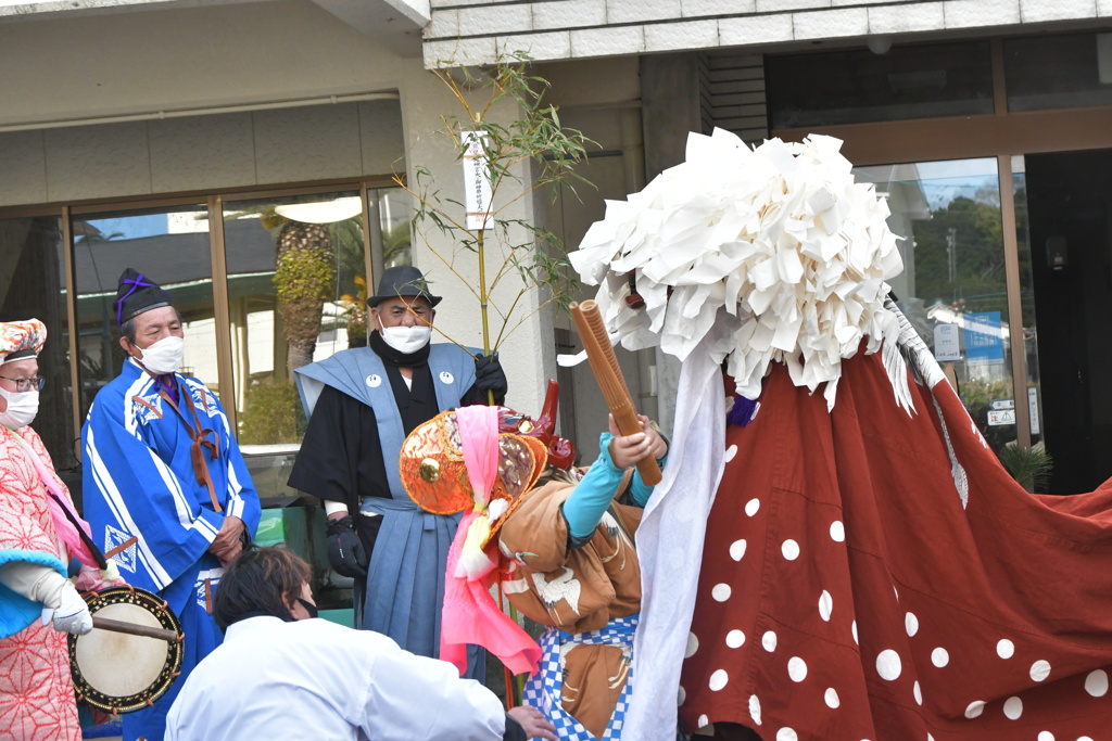 相差　石神さん　獅子舞