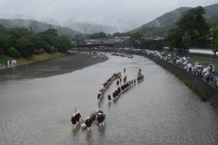 五十鈴川と川曳