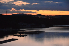 賢島　英虞湾　夕日