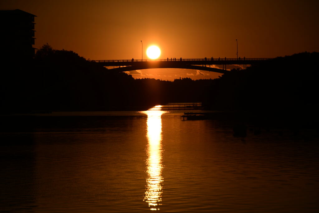 賢島大橋　夕日