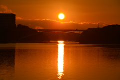 賢島大橋　夕景