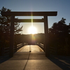 内宮　日の出