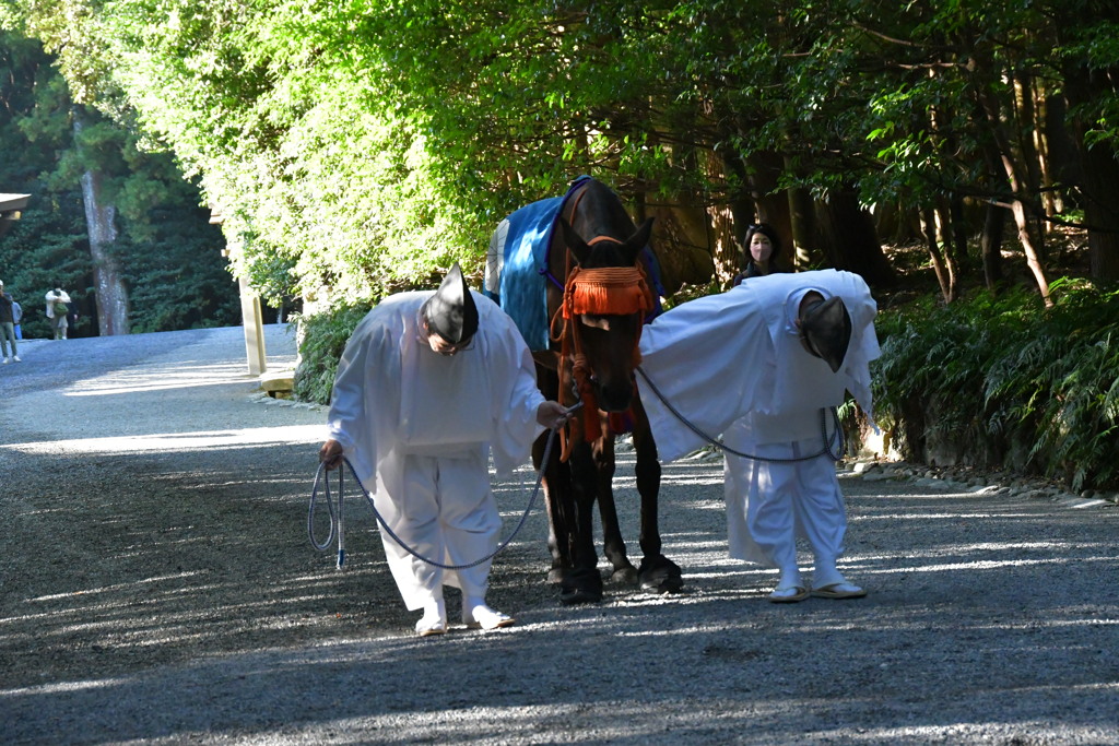 伊勢神宮　内宮　草新号見参