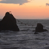 朝の夫婦岩